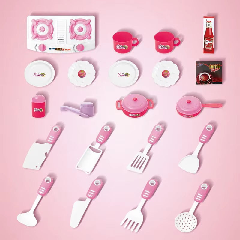 Kitchen Cook Playset – Pretend Cooking Simulation Kitchen Toy Set!