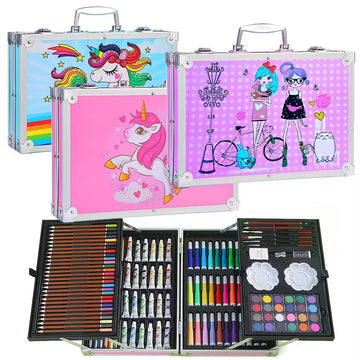 Unicorn Art Set for Kids – All-in-1 Drawing & Painting Kit 145 PCS