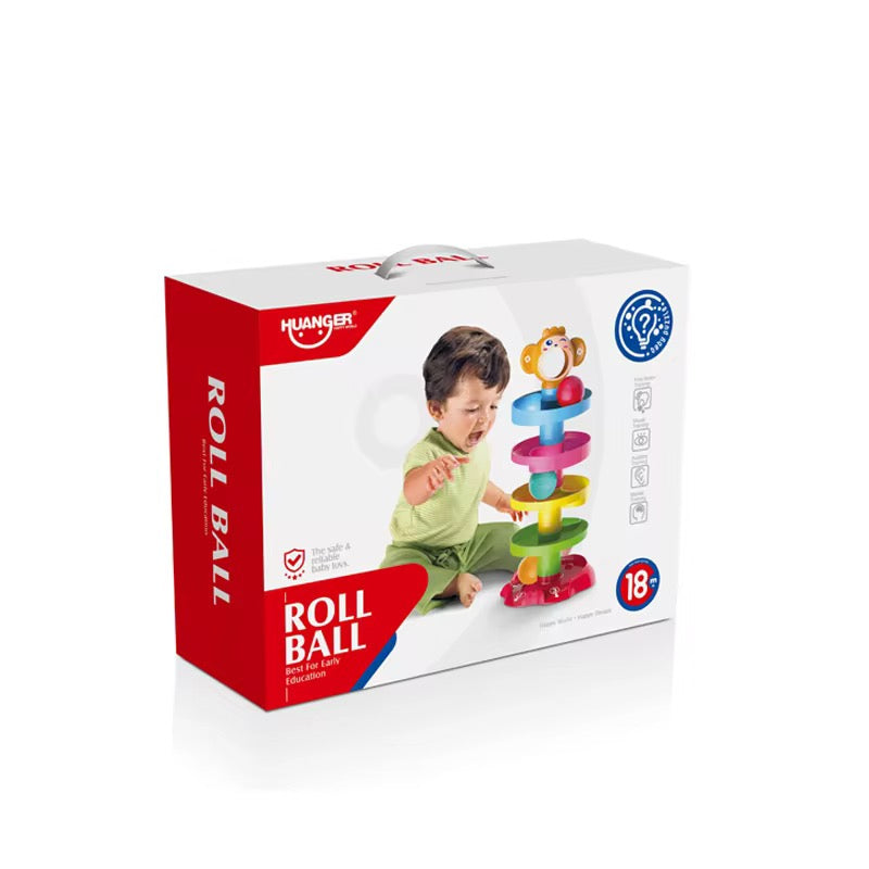 Baby Roll Ball Stacking Tower