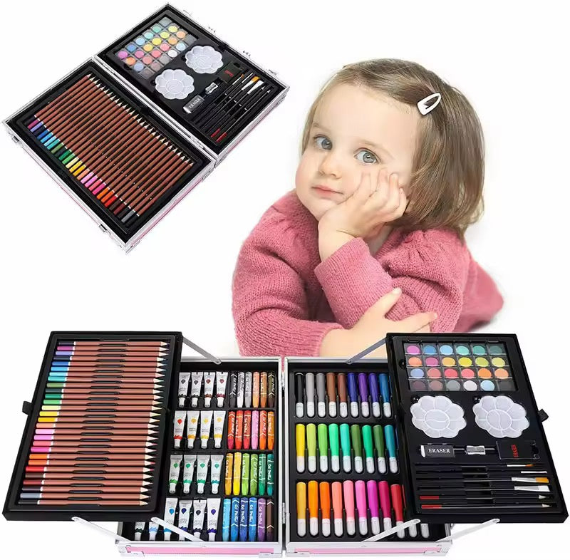 Unicorn Art Set for Kids – All-in-1 Drawing & Painting Kit 145 PCS