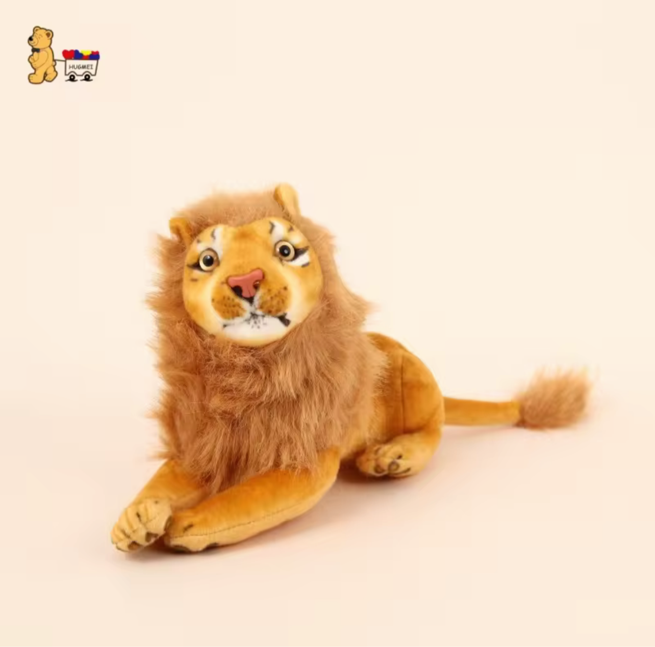 Cuddly Lion Plush Toy with Brushable hairs