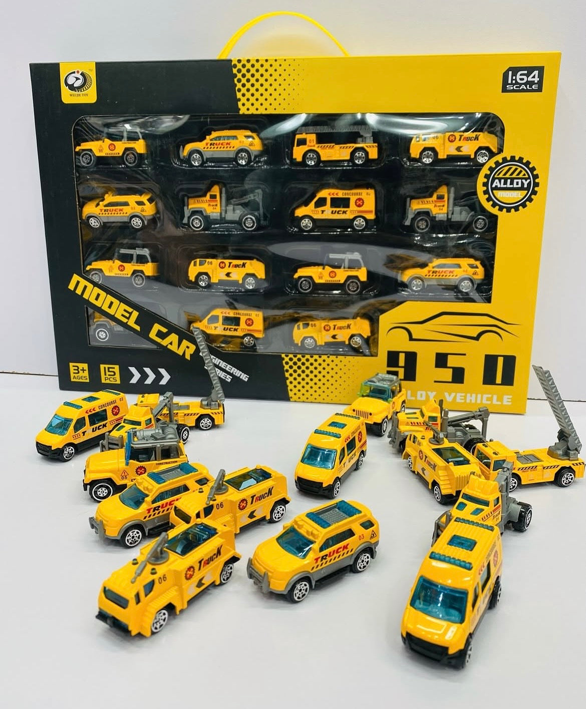 15 Metal Cars Box – Premium Quality 1:64 Scale