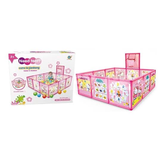 Tent Doraemon Hello Kitty PVC Ball Pit Play House Baby Fence – 4 feet