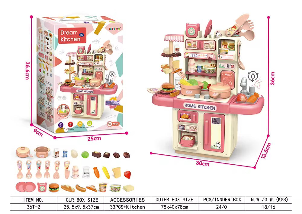 Deluxe Kitchen Play Set – High Quality