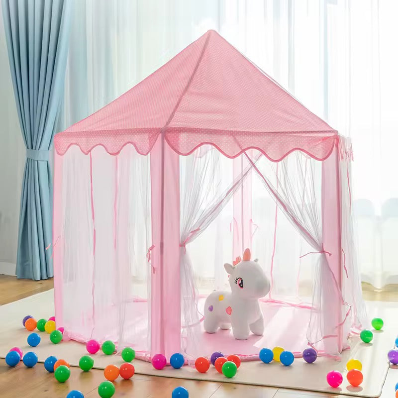 Princess Castle Kids Play Tent House