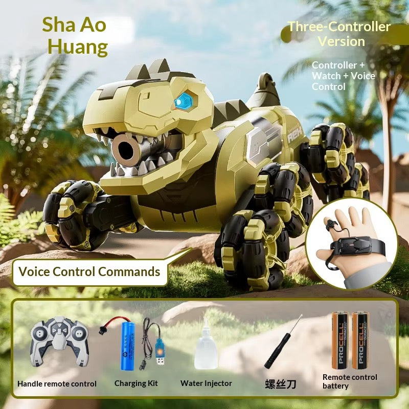 Remote Control Dinosaur Car Toy – 360° Stunt & Off-Road RC Dino Vehicle