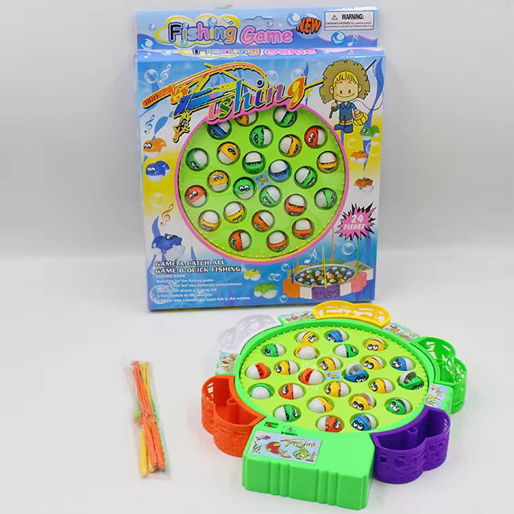 Magnetic Fishing Game Toy – 15 Fishes & 4 Rods for Kids