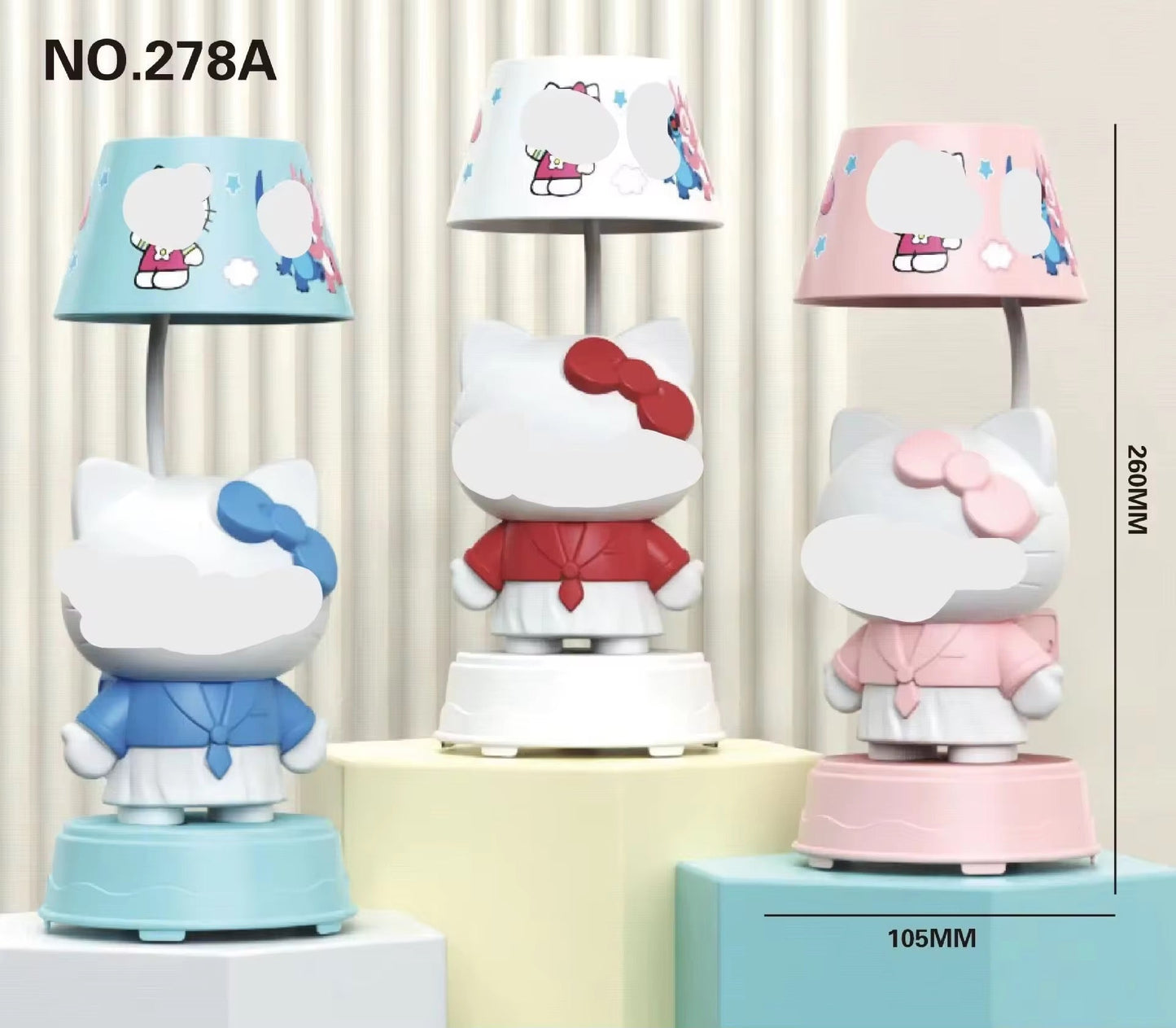 Sanrio Night Light table lamp  – Hello Kitty / Kuromi / Cinnamoroll