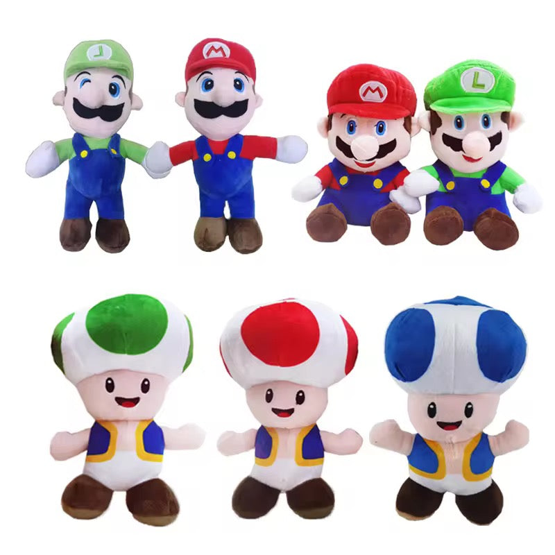 Super Mario Plush Toy โ Soft & Cuddly Companion