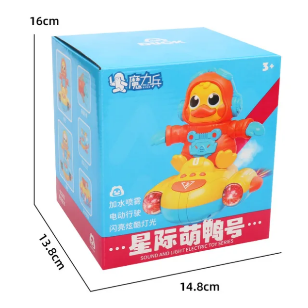 Dazzling Duck with Light & Music – Dancing & Rotating Toy
