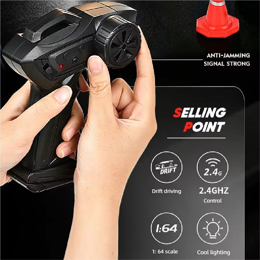 1:64 Scale Desktop Drift RC Car 4WD
