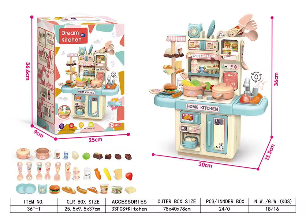 Deluxe Kitchen Play Set – High Quality