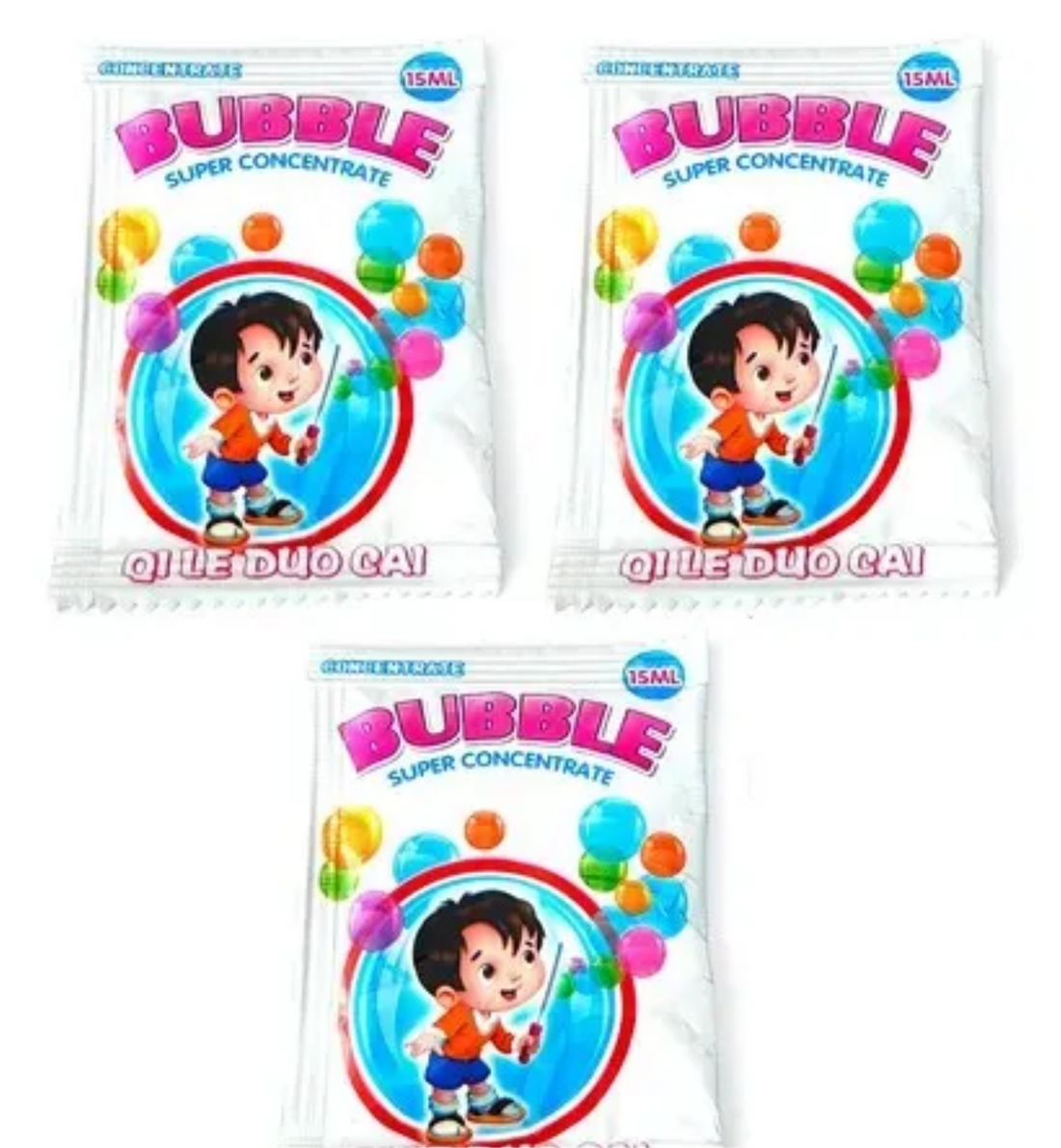 Bubble Gun Liquid Refill Sachet – 15ml
