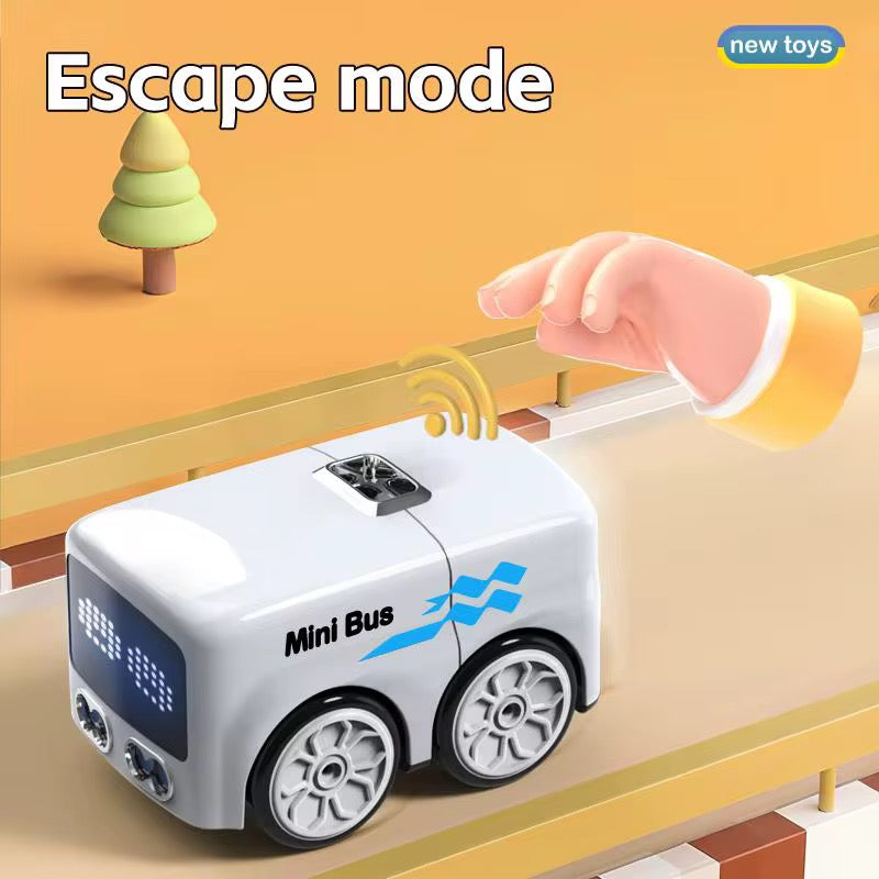 2.4GHz Electric Mini Follow Bus – Remote & Induction Control Toy (1 only) Magic Mini Bus