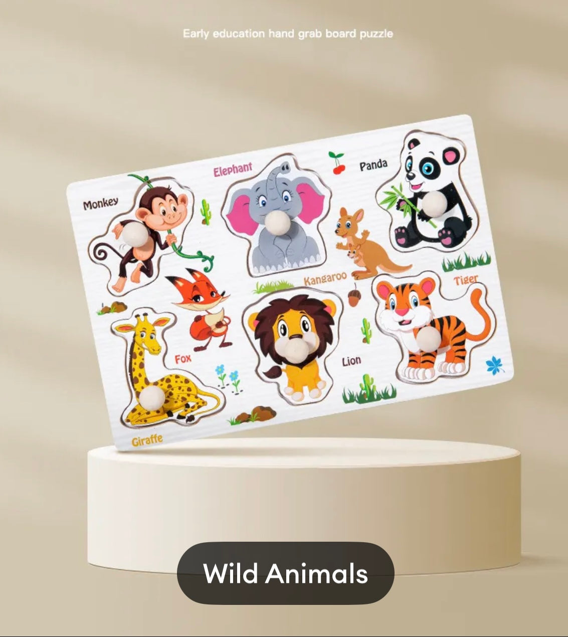 Wooden Puzzle – Animals, Insects, Fruits ,Veggies, Vehicles & sea creatures