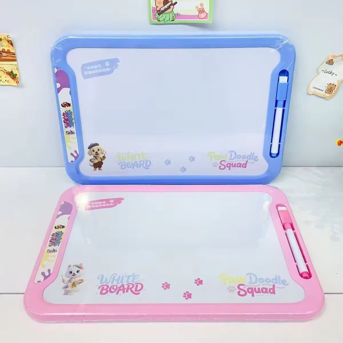 Kids Magnetic Whiteboard Writing & Drawing Board with Marker (1 piece)