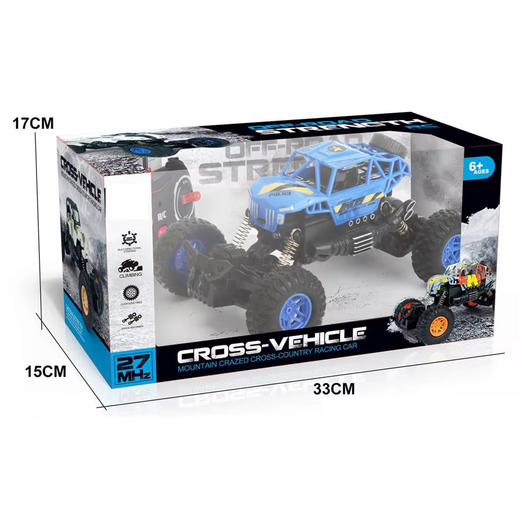 Remote Control Rock Crawler Car – Smoke Spray, Plastic