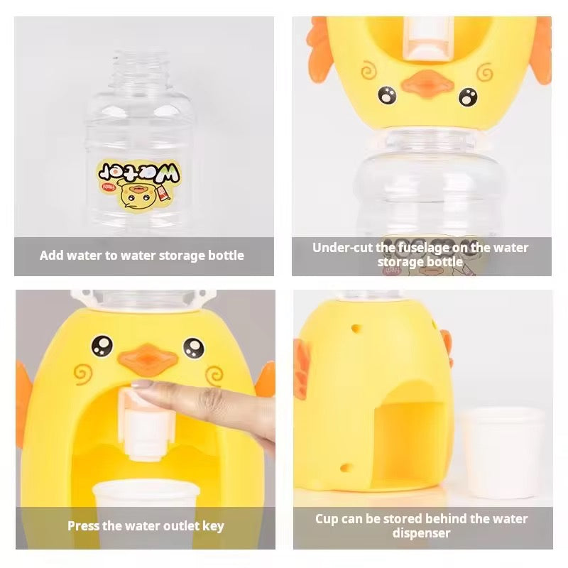 Mini Animal Water Dispenser Toy for Kids
