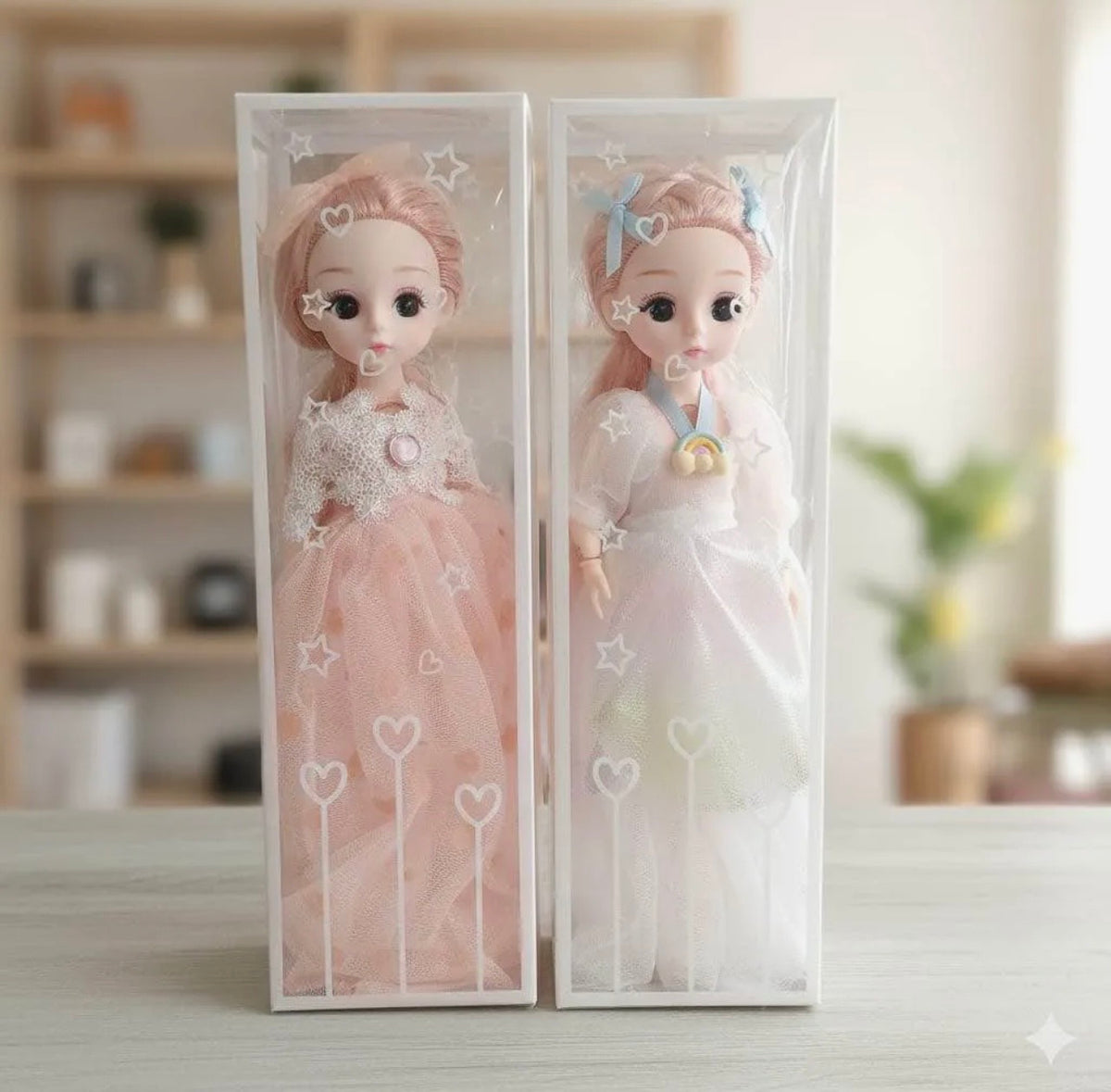 Pretty Cute Long Hair Doll With Moveable Joints (1 piece only)