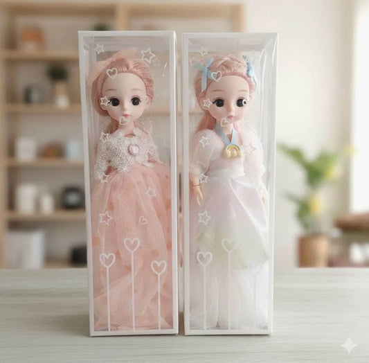 Pretty Cute Long Hair Doll With Moveable Joints (1 piece only)