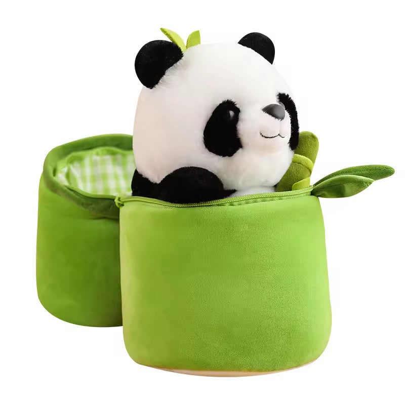 Panda Pillowcase Plush Toy – 28cm