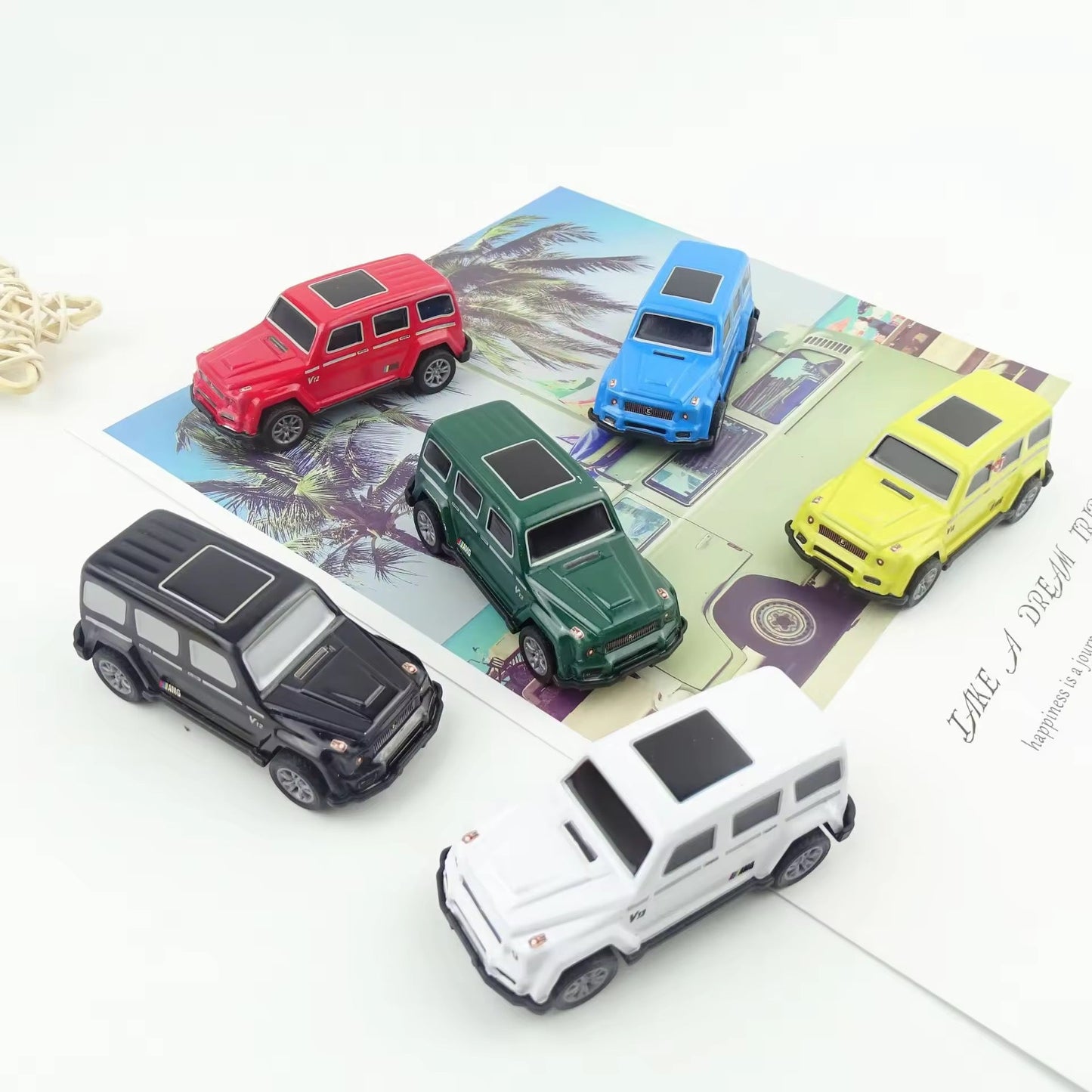 Pack of 12 Die-Cast Metal Pull-Back Cars – Mini Vehicles for Kids