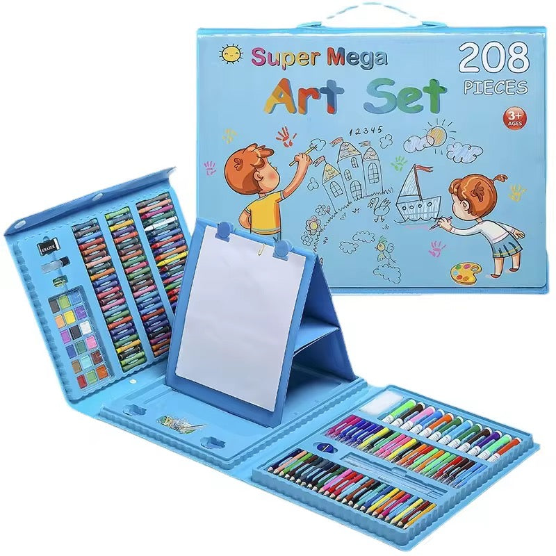 Colouring Art Kit – Multi-Character Box Set for Kids! 208 Pcs