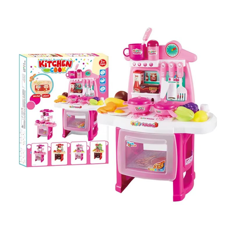 Kitchen Cook Playset – Pretend Cooking Simulation Kitchen Toy Set!