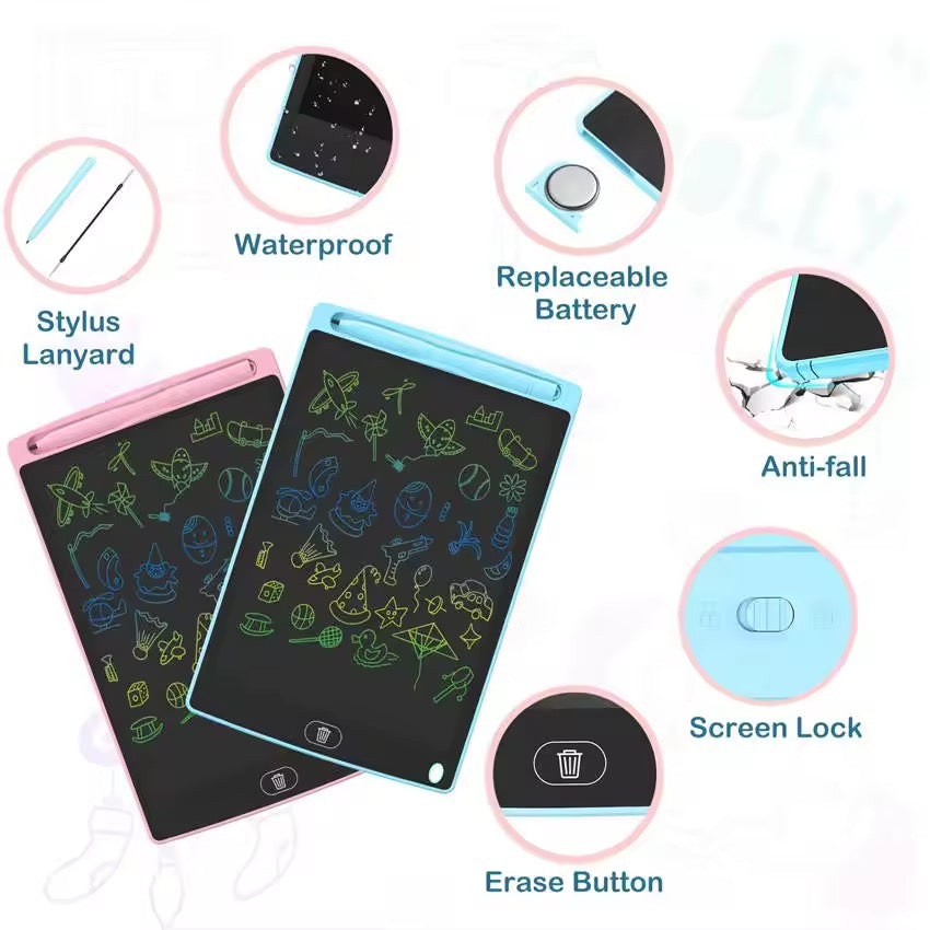 10-Inch LCD Writing Tablet – Colorful Screen Drawing Pad for Kids & Adults