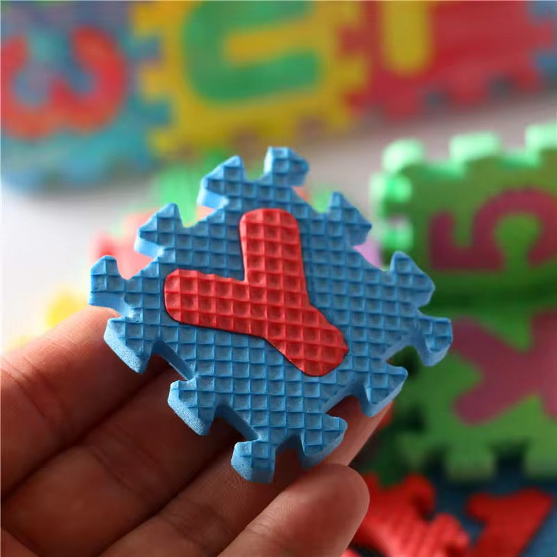 Kids Foam Play Mat – 36-Piece Interlocking Alphabet & Number Tiles (EVA, Colorful)