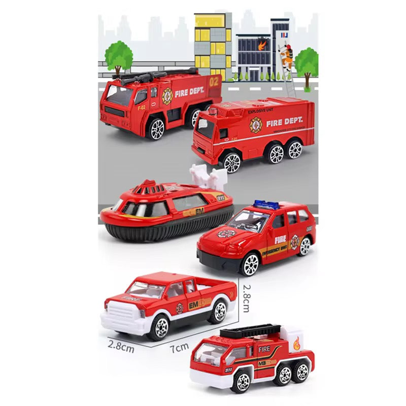 Pack of 4 Mini metal cars - Die cast model