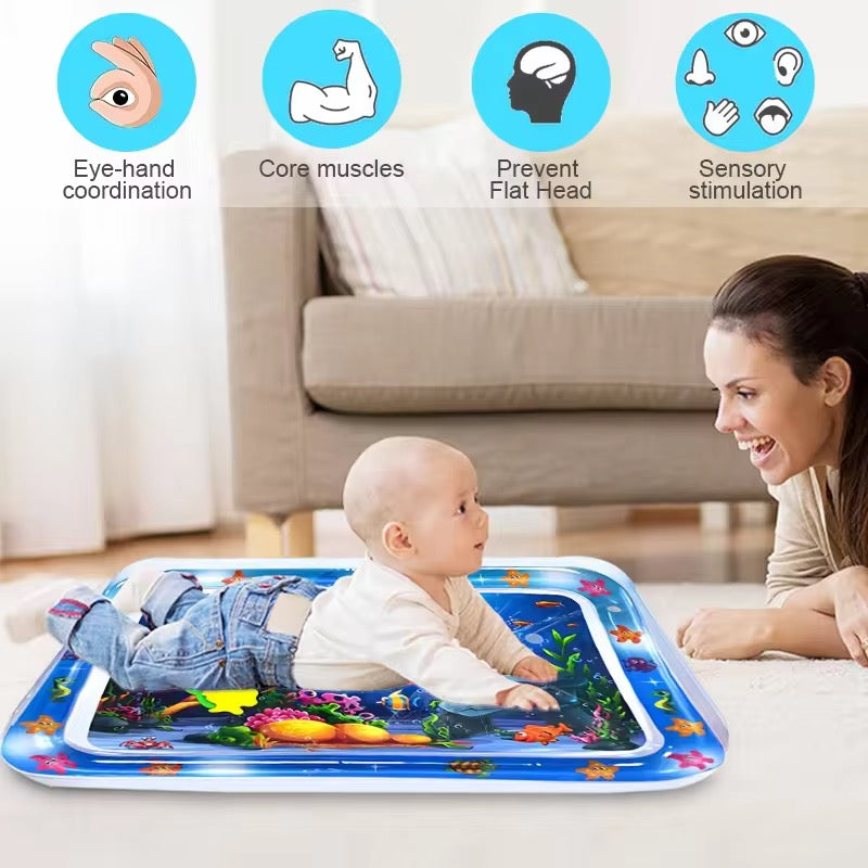 Soothing Water Play Mat for Newborns – Tummy Time Fun
