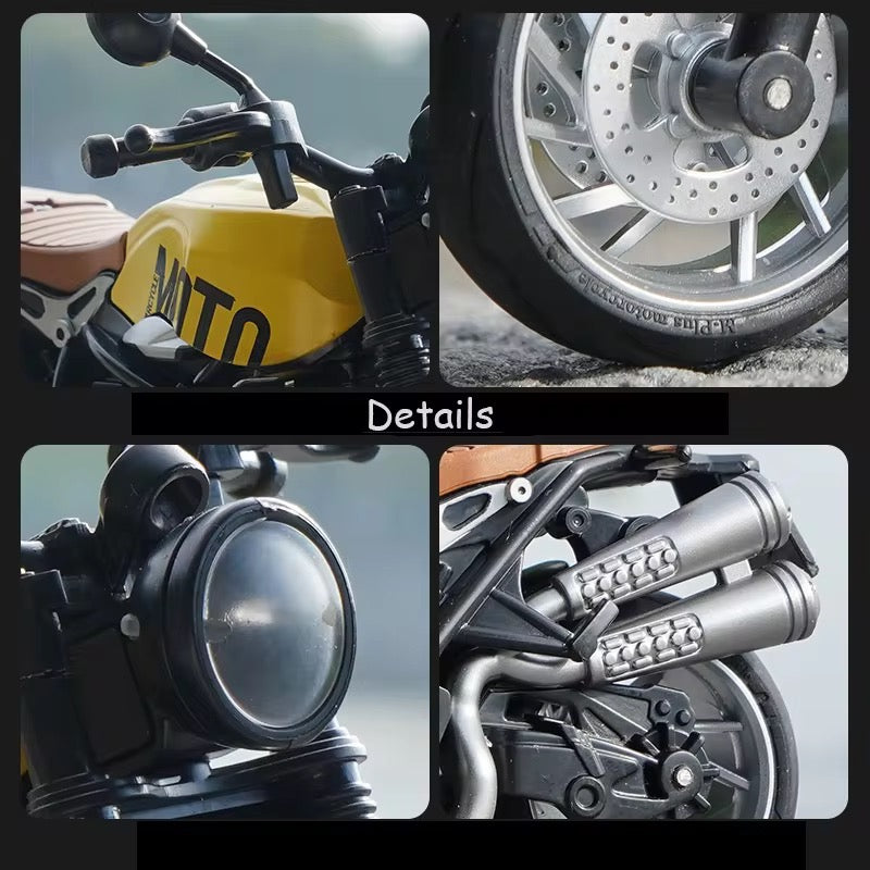 Premium Die-Cast Motorcycle Model with Acrylic Display Box –  Mini Bike