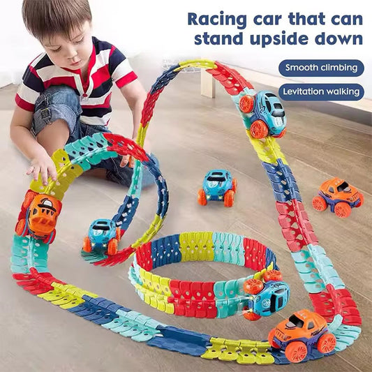 3D Glow Racing Track Set – Flexible & Fun Car Toy