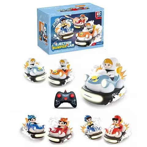 Fun Educational Remote control fighting robot battle bumper car set with 2 players & music