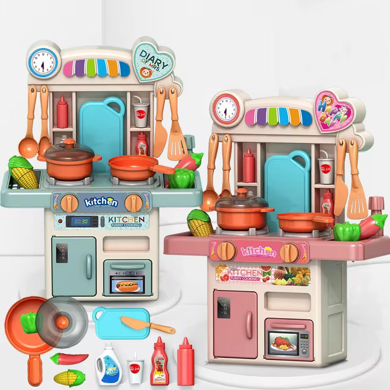 Deluxe Kitchen Play Set – High Quality with 33 Accessories