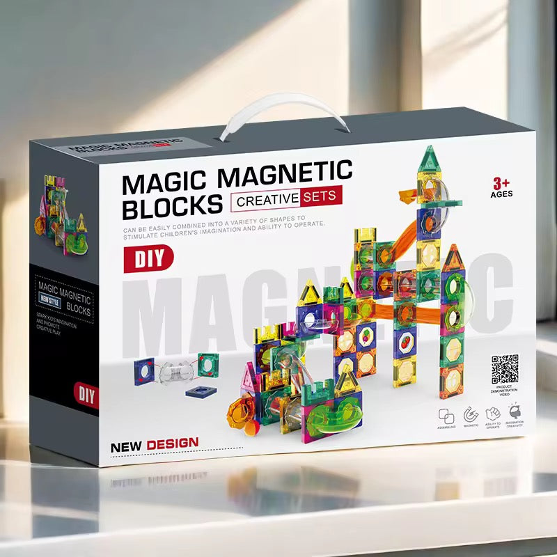 3D Magnetic Building Blocks for Kids (42 pcs)