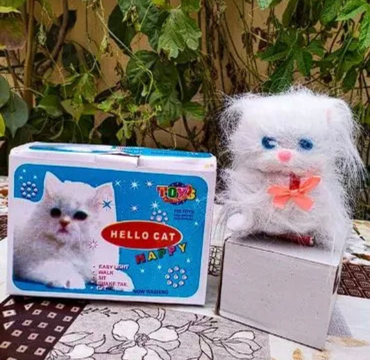 Hello Cat Toy – Lights, Walks & Sits