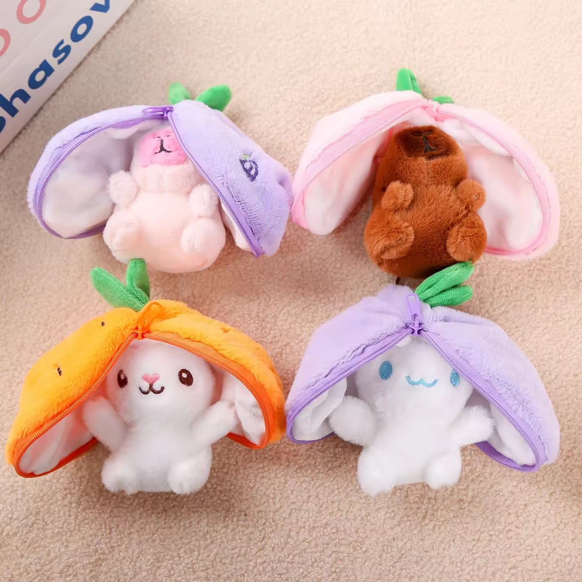 Adorable Premium long ears Rabbit keychain (1 pc)