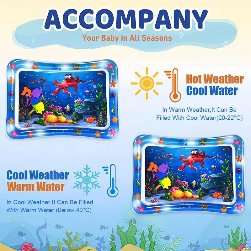 Soothing Water Play Mat for Newborns – Tummy Time Fun