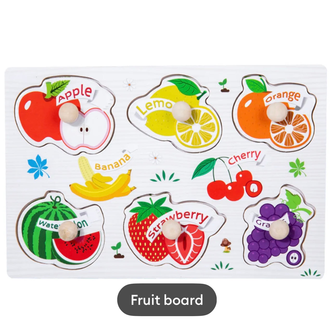 Wooden Puzzle – Animals, Insects, Fruits ,Veggies, Vehicles & sea creatures