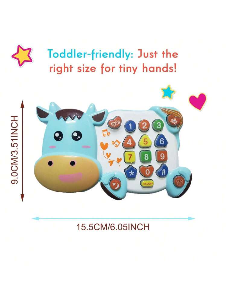 🐮 Cute Cow Musical Learning Toy
