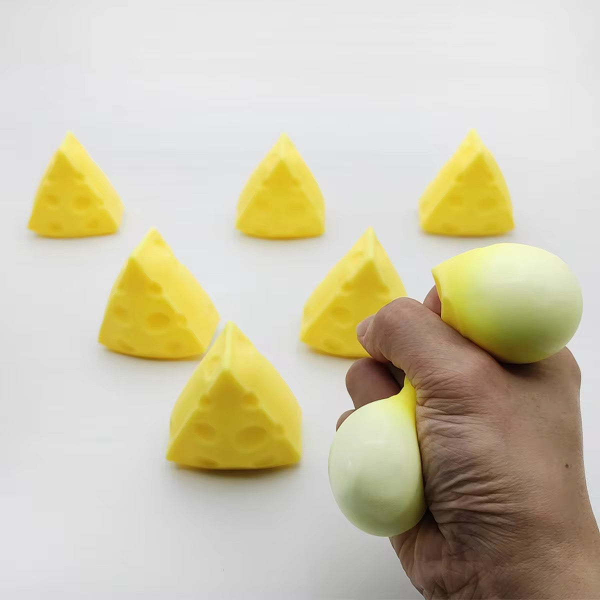 Cheese-Shaped Stress-Free Squeezing Toy