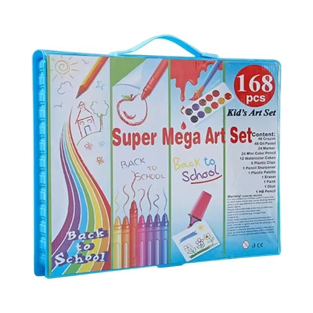 Colouring Art Kit – Multi-Character Box Set for Kids 168 pcs &  68pcs
