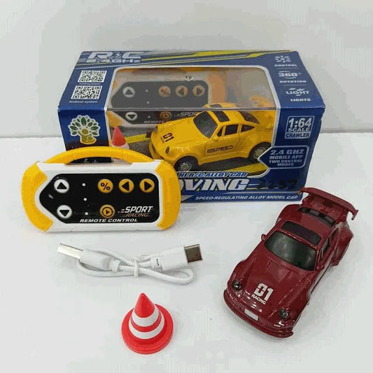 RC Alloy Drift Car 1:64 Mini with USB Charging