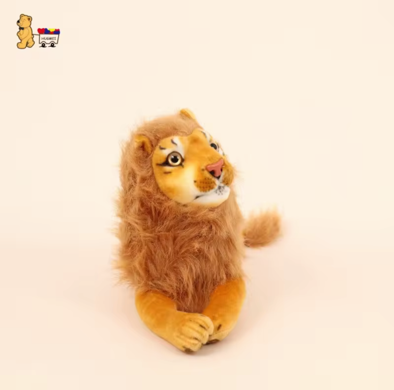 Cuddly Lion Plush Toy with Brushable hairs