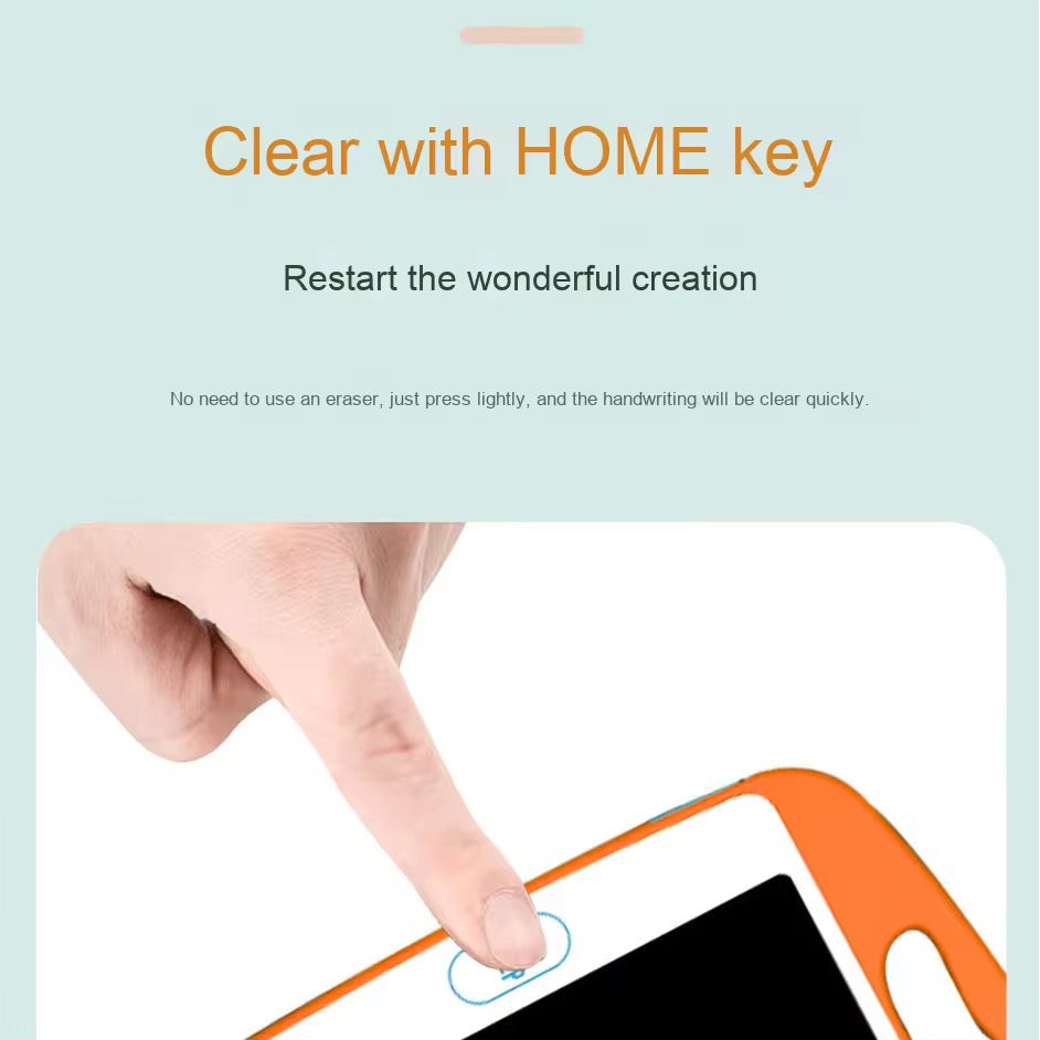 Cute Animal Design (Panda, Cat, Bear) 9-Inch LCD Writing Tablet Multicolor Screen