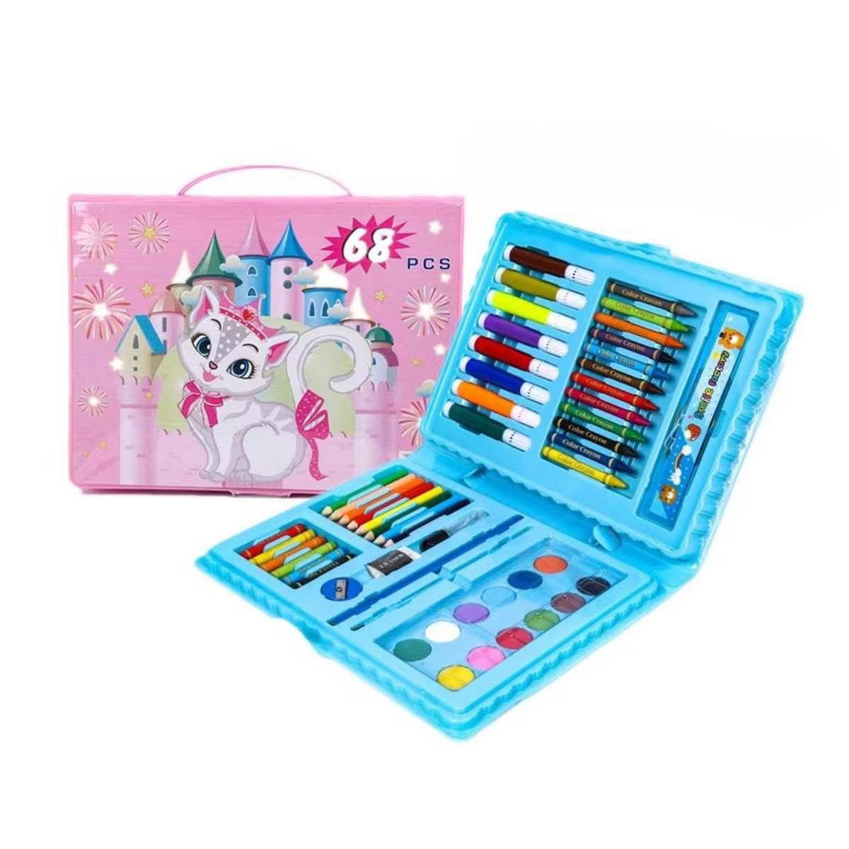 Colouring Art Kit – Multi-Character Box Set for Kids 168 pcs &  68pcs