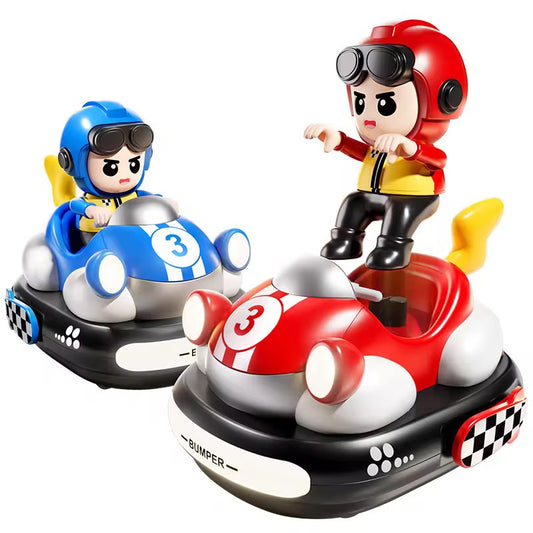 Fun Educational Remote control fighting robot battle bumper car set with 2 players & music