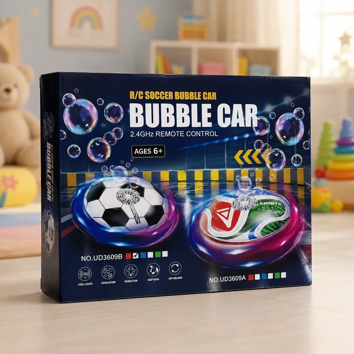 Remote Control Soccer Bubble Car